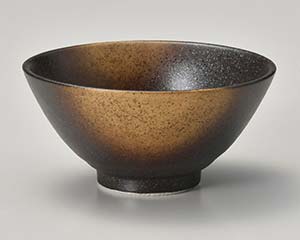 【まとめ買い10個セット品】和食器 ヤ365-338 金茶吹 平成茶碗【キャンセル/返品不可】【ECJ】