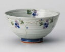 和食器 ア370-018 三彩ぶどう青茶碗【ECJ】