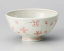 和食器 ホ370-218 クローバーピンク茶碗(軽量)【ECJ】