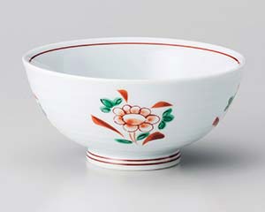 【まとめ買い10個セット品】和食器 ウ368-028 草花飯碗【キャンセル/返品不可】【ECJ】