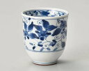 【まとめ買い10個セット品】和食器 キ381-088 染付彩華湯呑【キャンセル/返品不可】【ECJ】