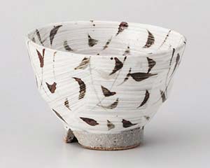 【まとめ買い10個セット品】和食器 ユ387-348 刷毛錆草紋切煎茶【キャンセル/返品不可】【ECJ】