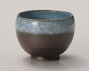 【まとめ買い10個セット品】和食器 イ389-178 黒土かいらぎ青煎茶【キャンセル/返品不可】【ECJ】