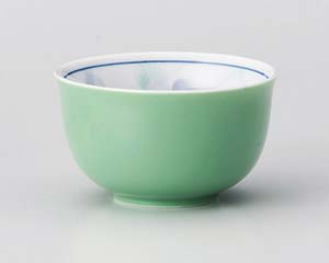 【まとめ買い10個セット品】和食器 オ390-348 ヒワスミレ反煎茶【キャンセル/返品不可】【ECJ】