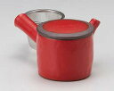 【まとめ買い10個セット品】和食器 ト395-138 赤 急須【キャンセル/返品不可】【ECJ】