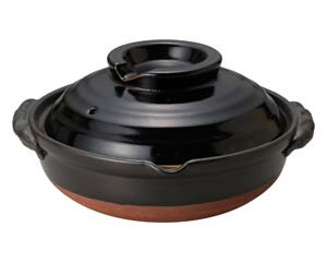 和食器 ス402-218 柚子天目 9号鍋【ECJ】