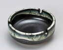 【まとめ買い10個セット品】 テ748-108 黒流し鉄鉢三ッ切灰皿【キャンセル/返品不可】【ECJ】