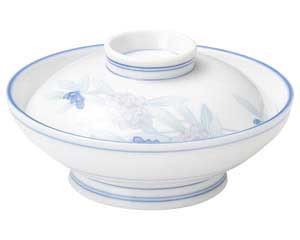 【まとめ買い10個セット品】和食器 ト477-068 しゃくなげ 平蓋向【キャンセル/返品不可】【ECJ】