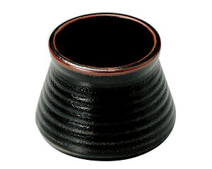 【まとめ買い10個セット品】和食器 ツ437-058 ゆず天目 ガラ入(小)【キャンセル/返品不可】【ECJ】