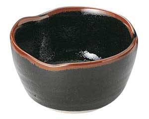 【まとめ買い10個セット品】和食器 ツ437-088 ゆず天目 三ツ山3.6丼【キャンセル/返品不可】【ECJ】