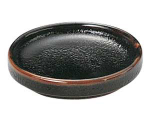 【まとめ買い10個セット品】和食器 ツ437-138 ゆず天目 切立3.0薬味皿【キャンセル/返品不可】【ECJ】