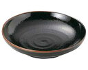 【まとめ買い10個セット品】和食器 ツ437-308 ゆず天目 7.5めん皿【キャンセル/返品不可】【ECJ】