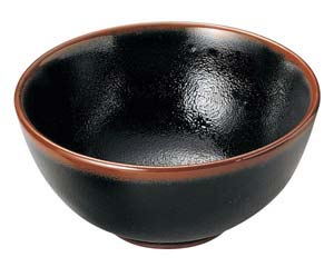 【まとめ買い10個セット品】和食器 ユ438-218 柚子天目 丸型5.5丼【キャンセル/返品不可】【ECJ】