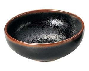 【まとめ買い10個セット品】和食器 ユ438-258 柚子天目 丸5.0ボール【キャンセル/返品不可】【ECJ】