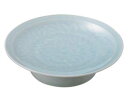 【まとめ買い10個セット品】和食器 イ445-118 青白磁唐草 7.0大高浜皿【キャンセル/返品不可】【ECJ】