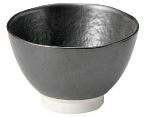 【まとめ買い10個セット品】和食器 ト441-018 鉄結晶 石目4.5飯碗【キャンセル/返品不可】【ECJ】