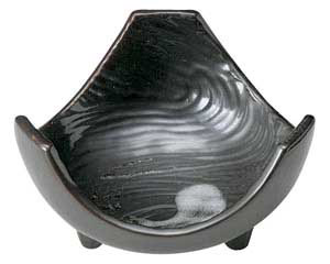 【まとめ買い10個セット品】和食器 ト441-308 鉄結晶 流水中付【キャンセル/返品不可】【ECJ】