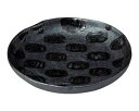 和食器 ロ430-038 黒市松 7.0丸皿【ECJ】
