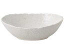 【まとめ買い10個セット品】和食器 ミ452-158 粉引石目 楕円大鉢【キャンセル/返品不可】【ECJ】