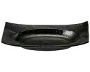 【まとめ買い10個セット品】和食器 ロ464-138 瀬戸黒 10.0寸長角四方楕円鉢【キャンセル/返品不可】【ECJ】
