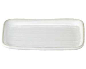 【まとめ買い10個セット品】和食器 ミ470-868 唐津うのふ 長角8.0皿【キャンセル/返品不可】【ECJ】
