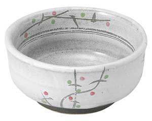 【まとめ買い10個セット品】和食器 ミ461-238 あけぼの(土物) 梅形3.3小鉢【キャンセル/返品不可】【ECJ】