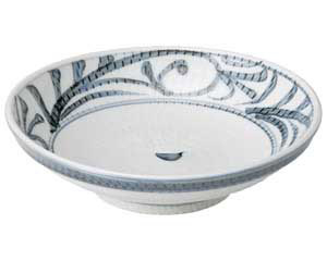 【まとめ買い10個セット品】和食器 ミ480-718 古代唐草 7.0多用皿【キャンセル/返品不可】【ECJ】