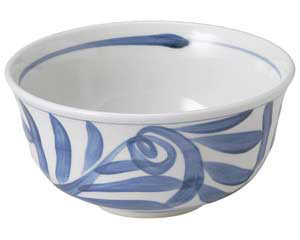 【まとめ買い10個セット品】和食器 ユ323-238 古染唐草深口6.0丼【キャンセル/返品不可】【ECJ】