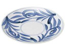 【まとめ買い10個セット品】和食器 ユ119-038 古染唐草丸8.0皿【キャンセル/返品不可】【ECJ】(3)