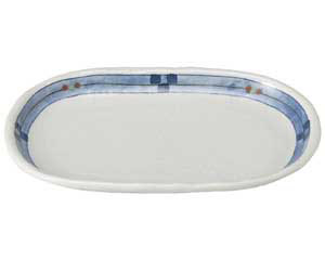 【まとめ買い10個セット品】和食器 ミ480-098 キューヴ 小判9.0皿【キャンセル/返品不可】【ECJ】