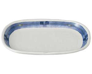 【まとめ買い10個セット品】和食器 ミ480-088 キューヴ 小判8.0皿【キャンセル/返品不可】【ECJ】