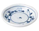 【まとめ買い10個セット品】和食器 ト481-098 手描花唐草 玉渕3.5皿【キャンセル/返品不可】【ECJ】