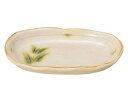 【まとめ買い10個セット品】和食器 ロ467-018 彫芦 小判型皿(小)【キャンセル/返品不可】【ECJ】