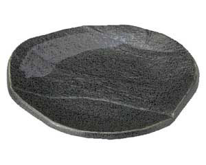 【まとめ買い10個セット品】和食器 ミ234-048 黒銀河小皿【キャンセル/返品不可】【ECJ】