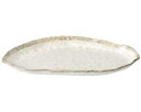 【まとめ買い10個セット品】和食器 ミ170-148 志野粉引変り長皿【キャンセル/返品不可】【ECJ】