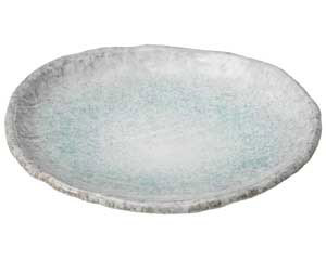 【まとめ買い10個セット品】和食器 ス447-258 青釉 8.5号皿【キャンセル/返品不可】【ECJ】