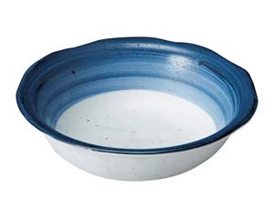 【まとめ買い10個セット品】和食器 オ479-068 藍彩 ツバ付5.5鉢【キャンセル/返品不可】【ECJ】