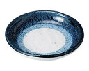 和食器 オ479-178 藍彩 玉渕3.5丸皿【ECJ】