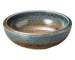 【まとめ買い10個セット品】和食器 ア487-018 藍化粧 くりぬき8.0鉢【キャンセル/返品不可】【ECJ】