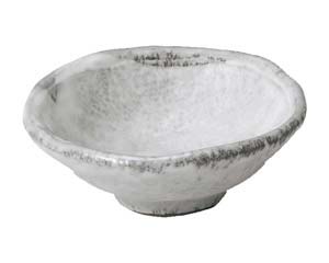 【まとめ買い10個セット品】和食器 ス489-408 白刷毛目 4号深小鉢【キャンセル/返品不可】【ECJ】