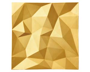 カ501-148 シャドースクエアプレートL金【ECJ】