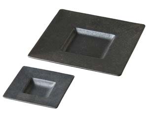 【まとめ買い10個セット品】 カ501-028 鉄釉プリムプレートS【キャンセル/返品不可】【ECJ】