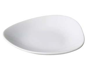 【まとめ買い10個セット品】 ハ515-158 ルナホワイト変形皿(小)【キャンセル/返品不可】【ECJ】