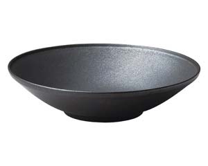 【まとめ買い10個セット品】 カ556-098 フィノブラック 20cm浅ボール【キャンセル/返品不可】【ECJ】
