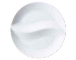 【まとめ買い10個セット品】 オ592-678 ホワイトアルト イルカ仕切皿(小)【キャンセル/返品不可】【ECJ】