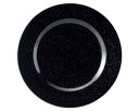 【まとめ買い10個セット品】 ホ565-568 黒御影 リム23cm皿【キャンセル/返品不可】【ECJ】