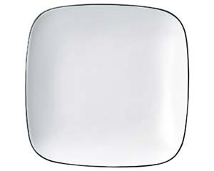 【まとめ買い10個セット品】 キ561-198 コローレ スクエアプレート(L)WH【キャンセル/返品不可】【ECJ】