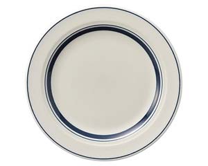 【まとめ買い10個セット品】 コ567-068 カントリーサイドネイビーブルー 17.5cmケーキ皿【キャンセル/返品不可】【ECJ】