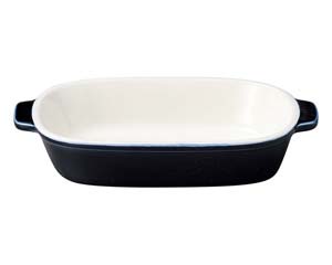 【まとめ買い10個セット品】 コ567-268 カントリーサイドネイビーブルー オブロングラタン【キャンセル/返品不可】【ECJ】