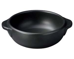 【まとめ買い10個セット品】 ミ601-528 超耐熱 黒釉丸グラタン(大)【キャンセル/返品不可】【ECJ】